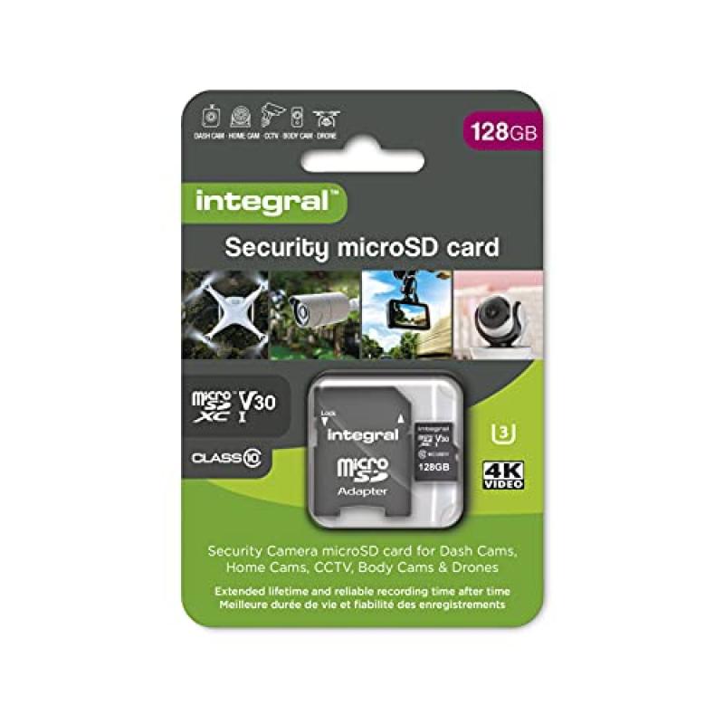 Integral 128GB High Endurance microSD Card