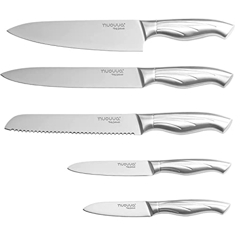 nuovva Sharp Kitchen Knife Set - Professional…
