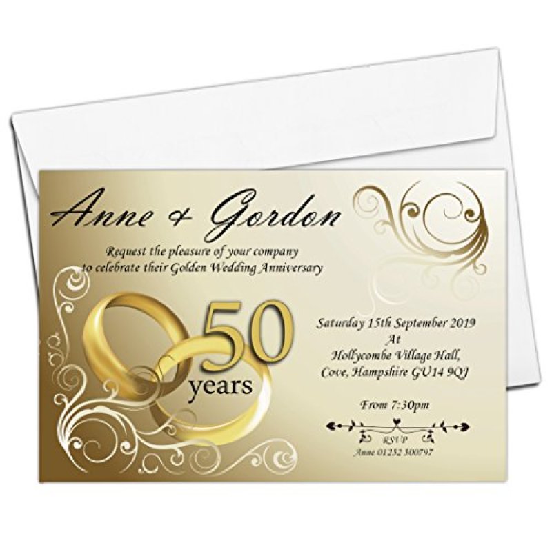 Invite Designs Ltd Anniversary Invitations