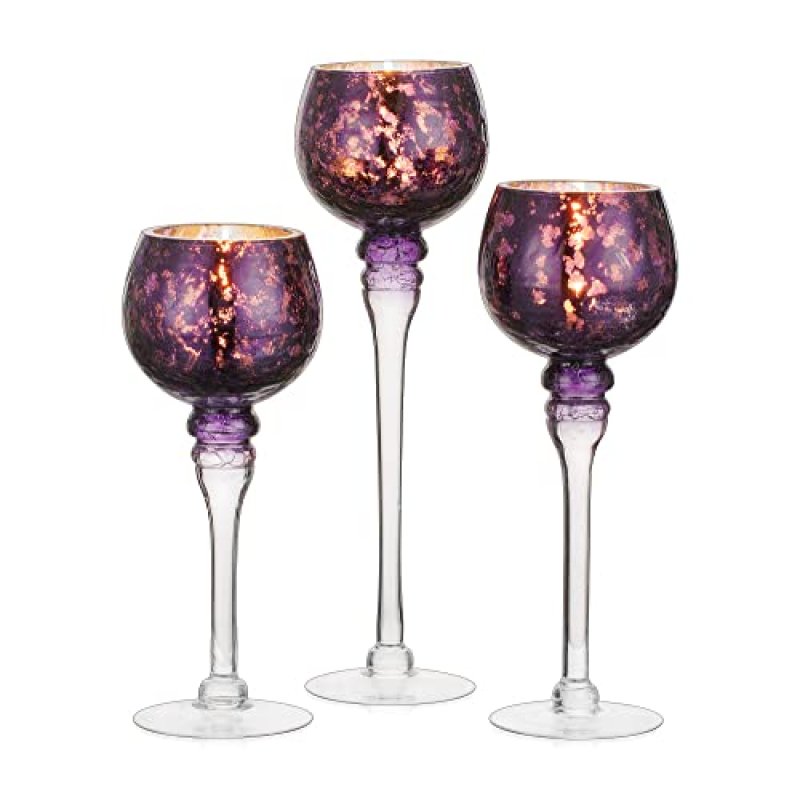 Inweder Glass Tea Light Holders