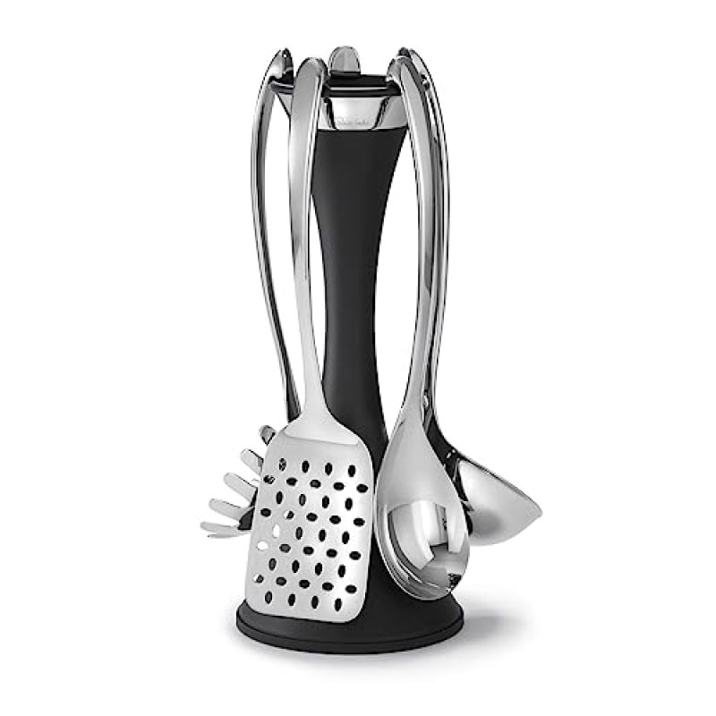 Robert Welch Signature Utensils and Stand Set, 5…