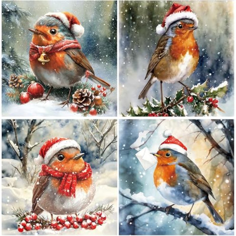 Robin Christmas Cards Pack