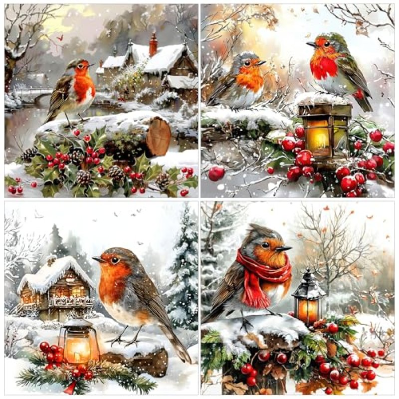 Robin Christmas Cards Pack