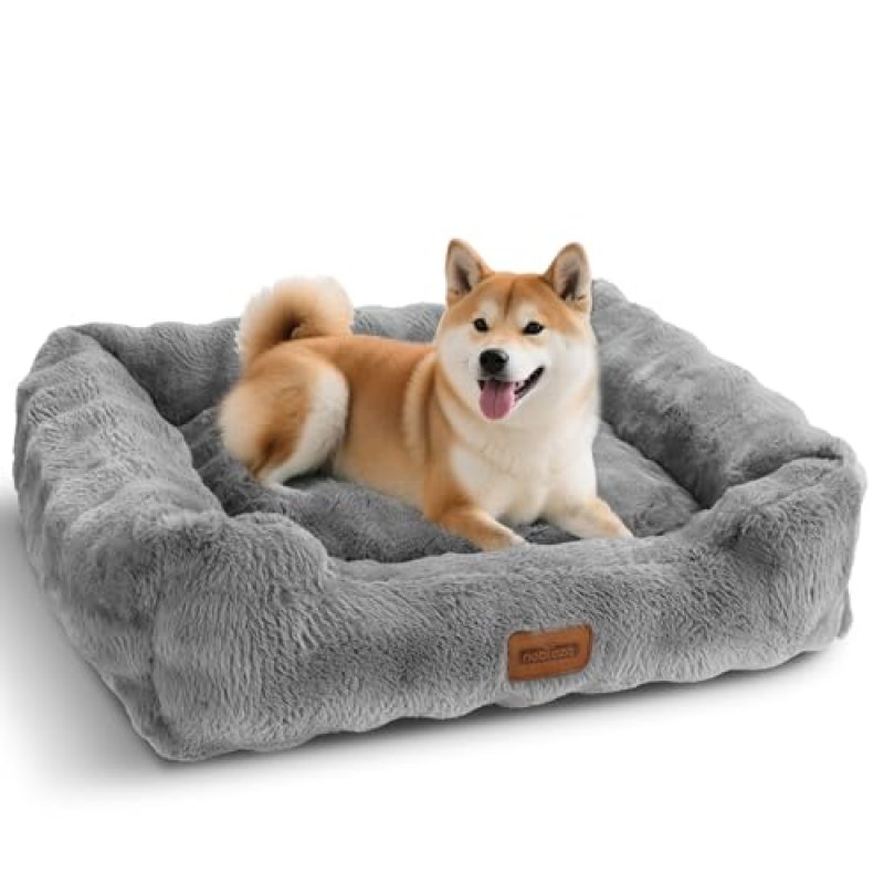 Nobleza Dog Bed Large, Ultra Soft Warm Dog Beds…