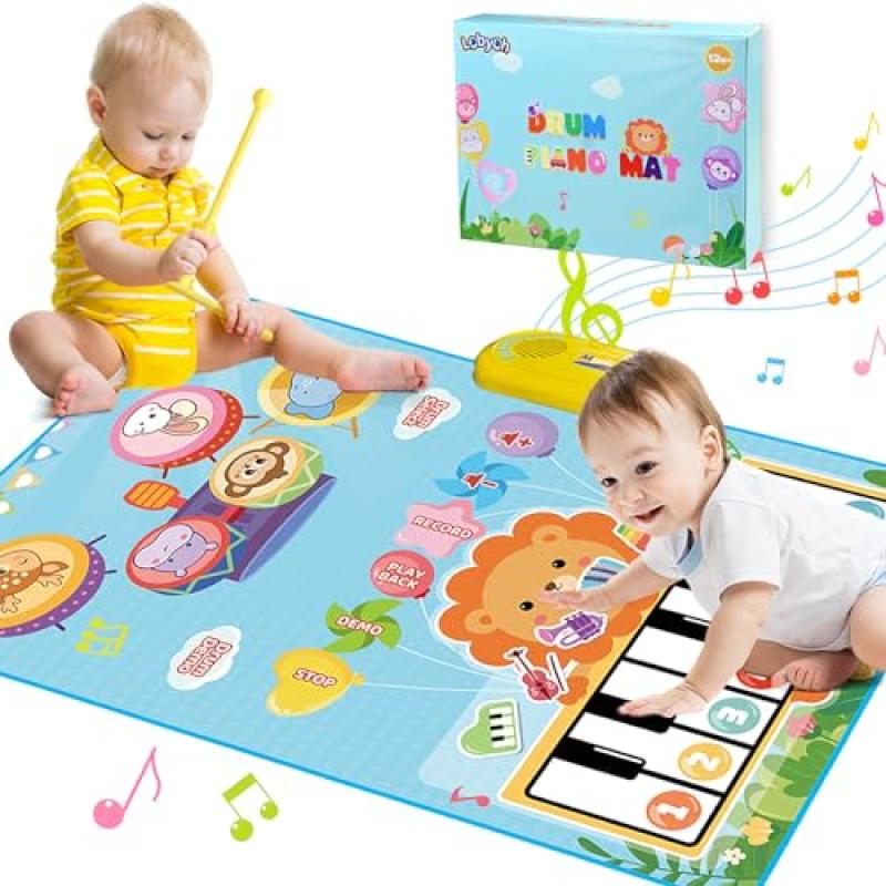Lobyoh Baby Musical Piano Mat and Drum Toy