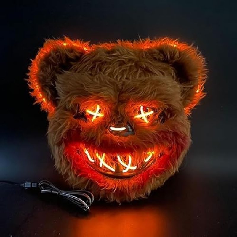Woeau LED Bear Halloween Mask
