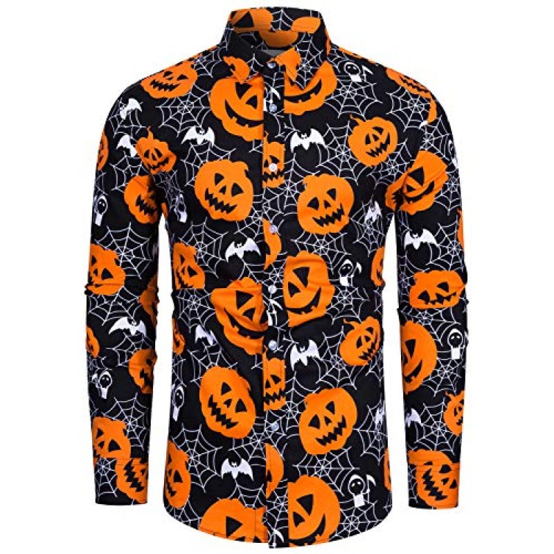 Fohemr Halloween Print Shirt
