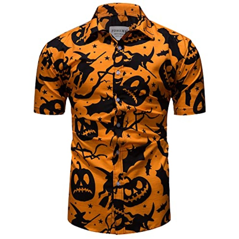 Fohemr Men's Halloween Shirt