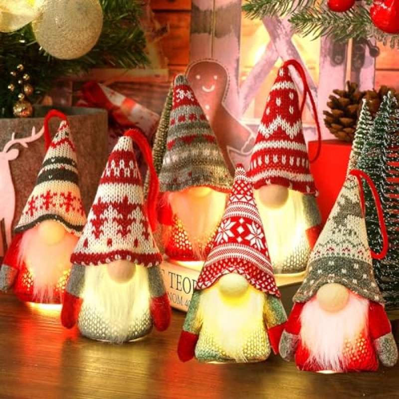 Johiux LED Gnome Decorations
