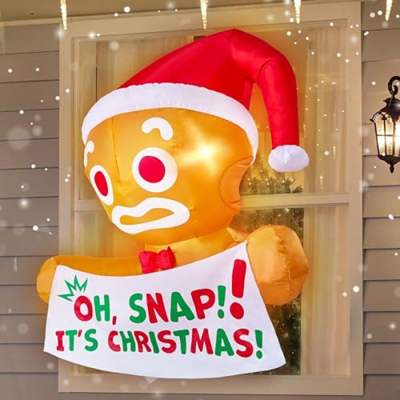 Joiedomi Inflatable Gingerbread Man