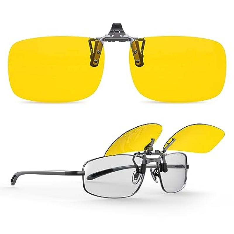 Goiteia Night Driving Clip-on Glasses