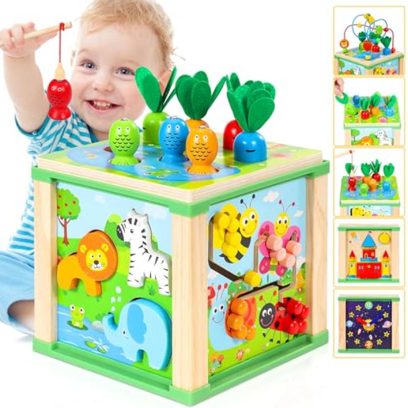 Jojoin Activity Cube Wooden Toy