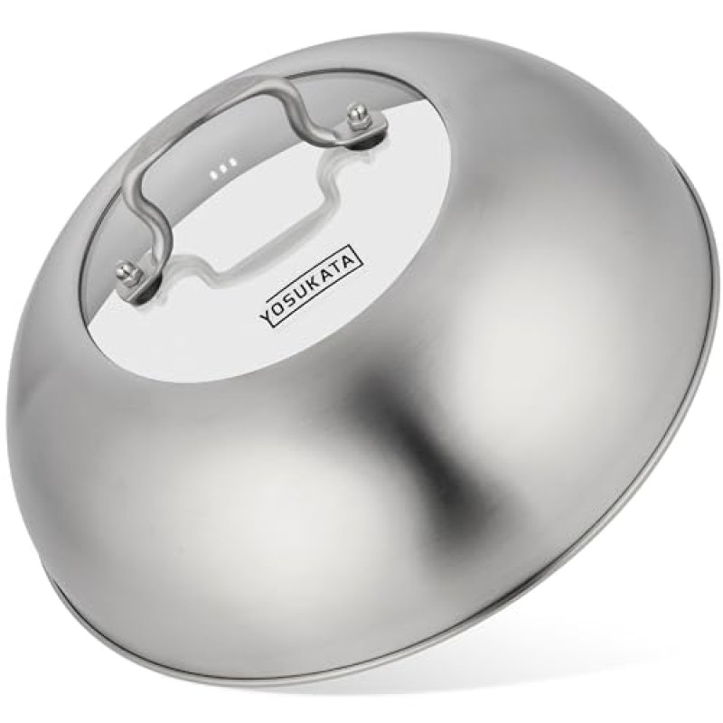 YOSUKATA Wok Lid 29 cm for 30 cm Wok - Premium…