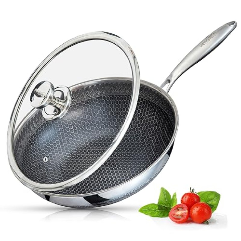 INTIGNIS Wok with Oven-Safe Lid - Anti Scratch…
