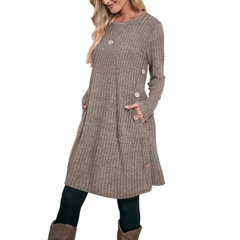 Aokosor Women's Jumper Dress