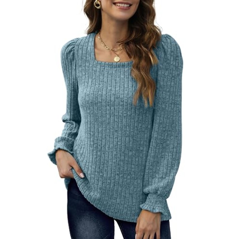 Aokosor Long Sleeve Tops Women Lightweight…