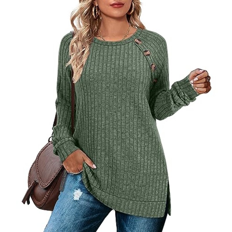 Aokosor Jumpers for Women Lightweight Long Sleeve…