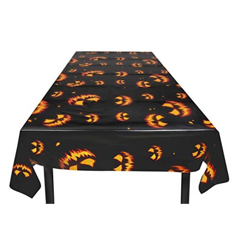 Boland 72309 Tablecloth Scary Pumpkin Size 120 x…