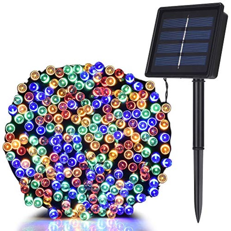 TEKLED Solar String Lights 200 LED