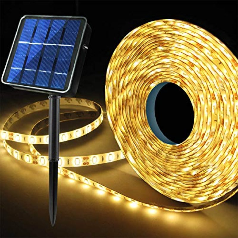 Solar LED Strip Lights, 180 LEDs