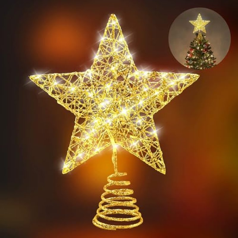Gold Christmas Tree Topper