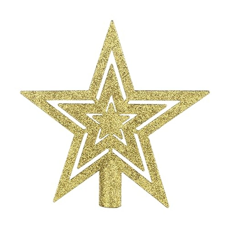VEYLIN Gold Star Tree Topper