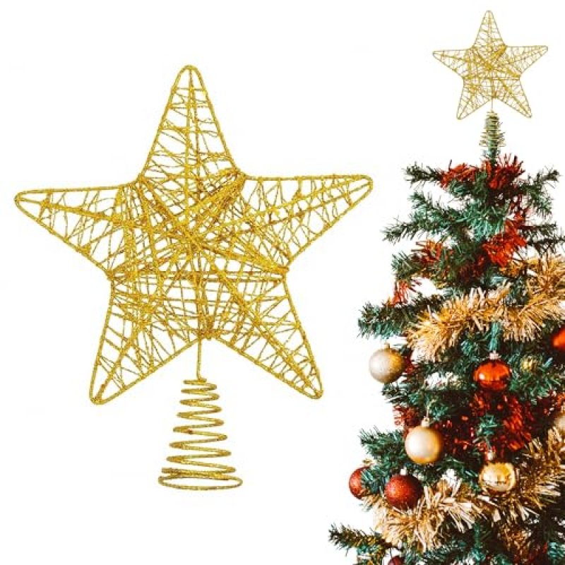 Gold Star Tree Topper