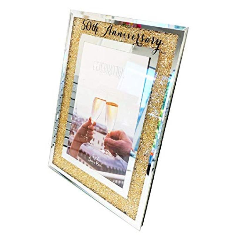 Golden Wedding Anniversary Photo Frame