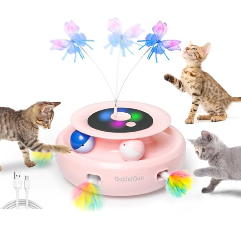 GoldenSun Interactive Cat Toys for Cats