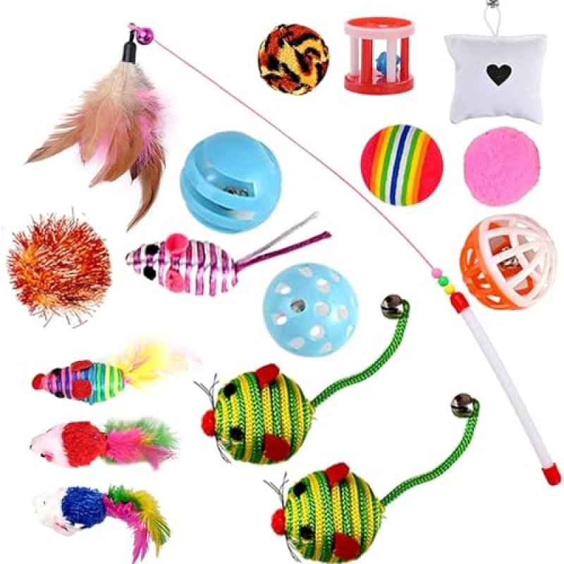 Goldge Cat Toy Set