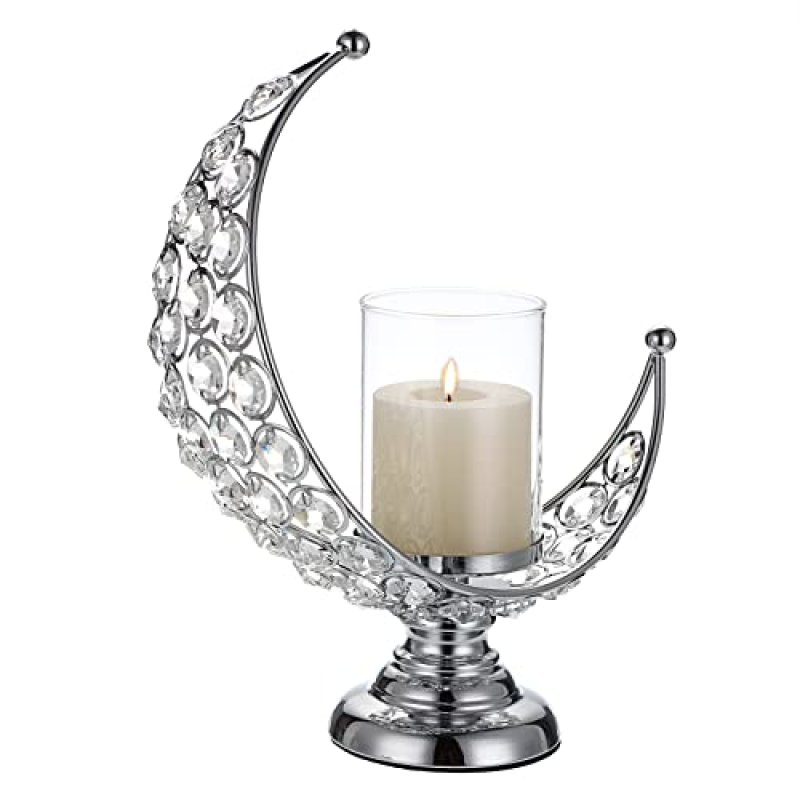 Tolida Crystal Tea Light Candelabra