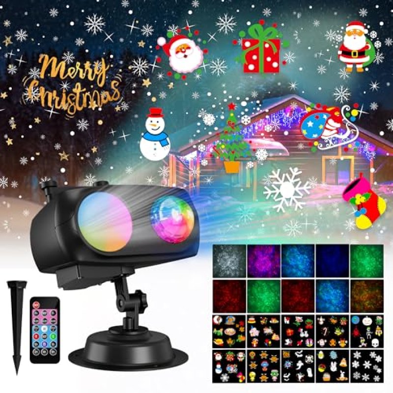 COOLWUFAN Holiday Projector Lights