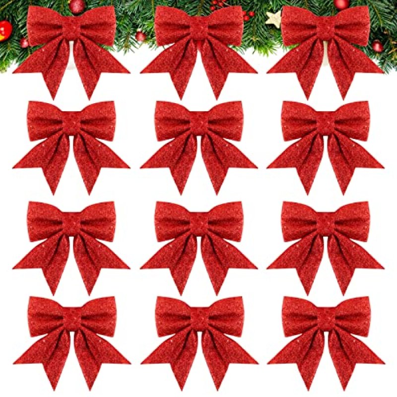 Colofalla Red Christmas Bows