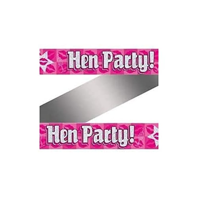 Holographic Hen Party Banner