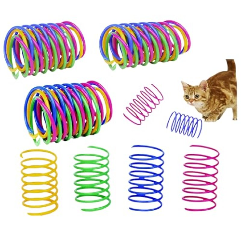 Colourful Cat Spring Toys