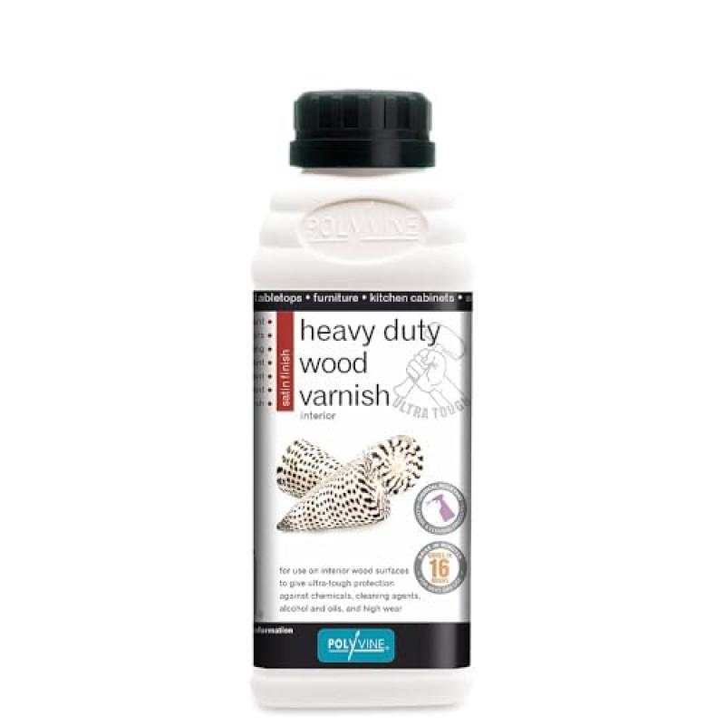 Polyvine Wood Varnish, Satin Finish