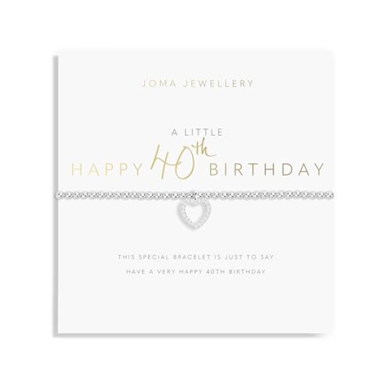 Joma Jewellery 40th Birthday Bracelet