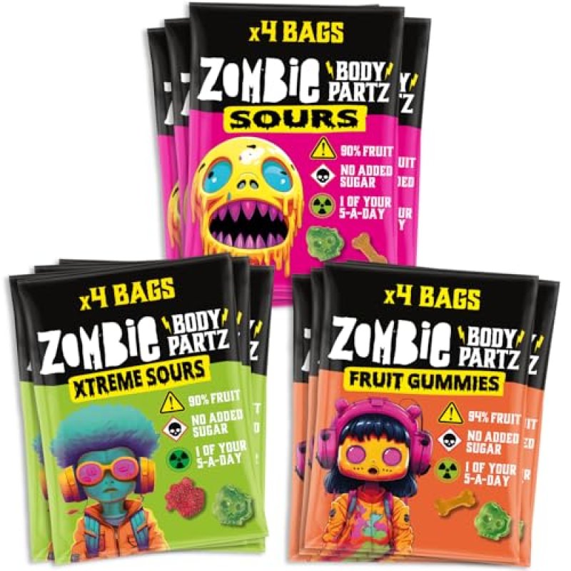 Zombie Fruit Gummy Sweets