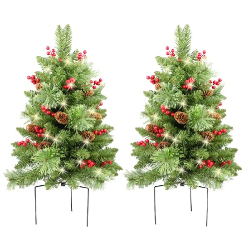 HomeKaren Prelit Christmas Tree