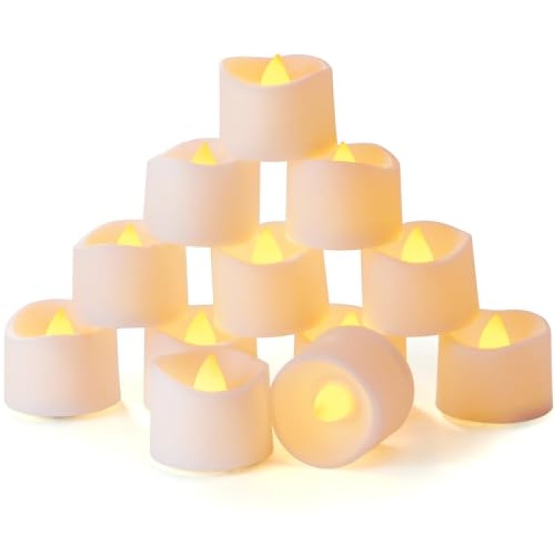 Homemory Timer Tea Lights, Set of 12