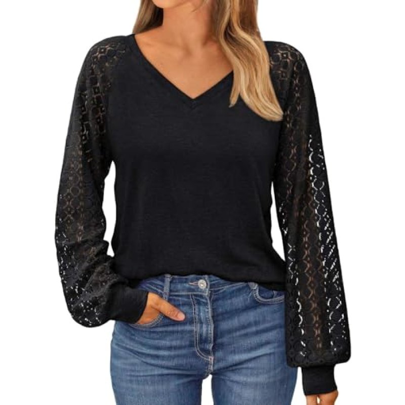 NAIOSS Women's Lace Top