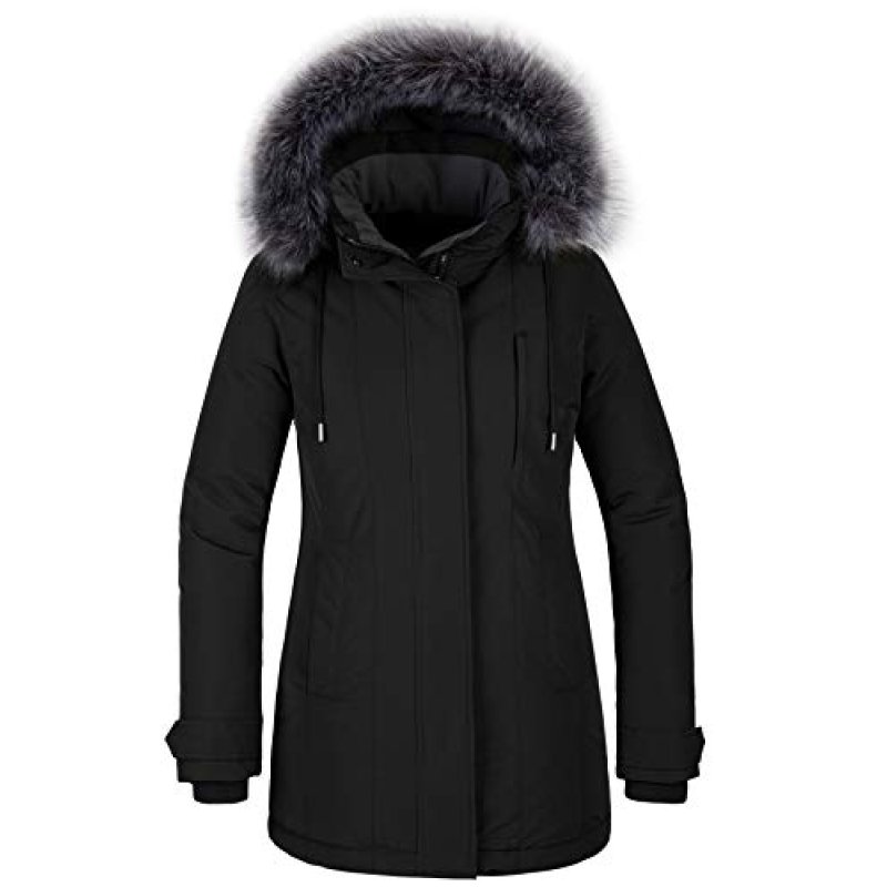 CHIN·MOON Women's Warm Puffer Jacket Waterproof…