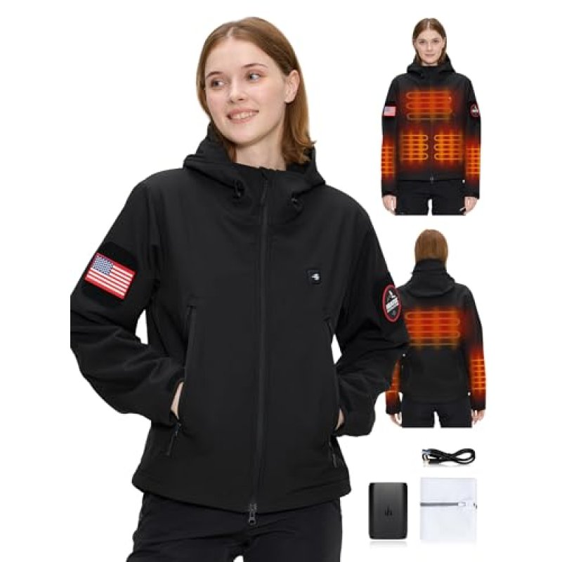 HEATIX Women’s Heated Jacket with 12V Battery…