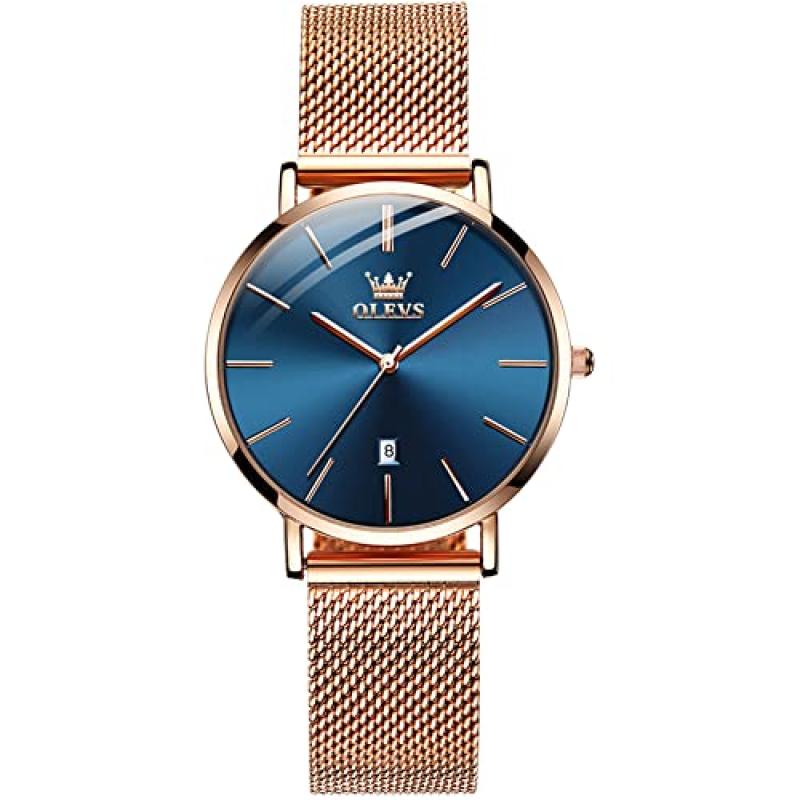 OLEVS Women's Mesh Belt Watch