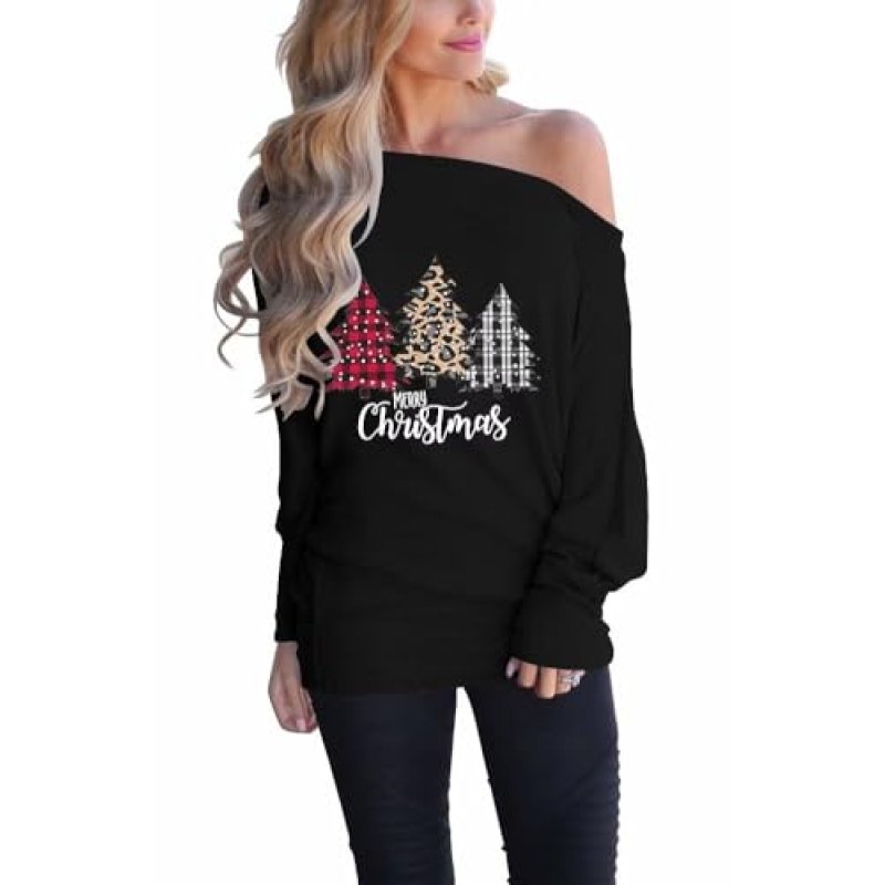 LACOZY Women's Off Shoulder Loose Pullover…