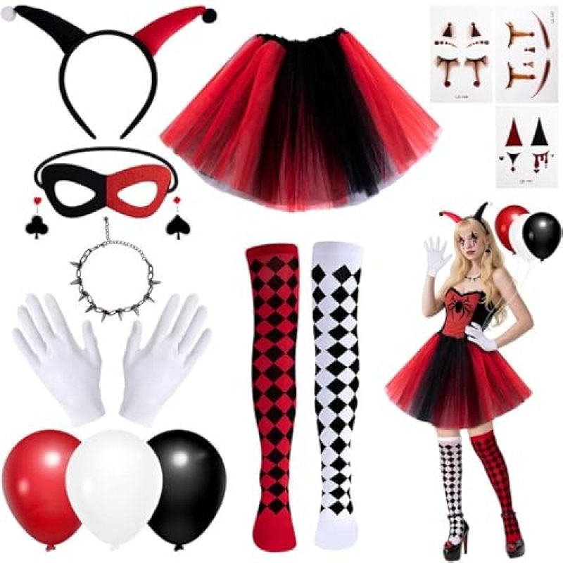 Women's Clown Costume Set