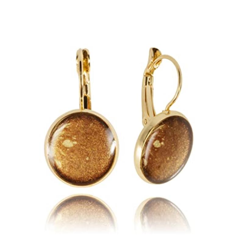 Women's Small Round Drop Earrings