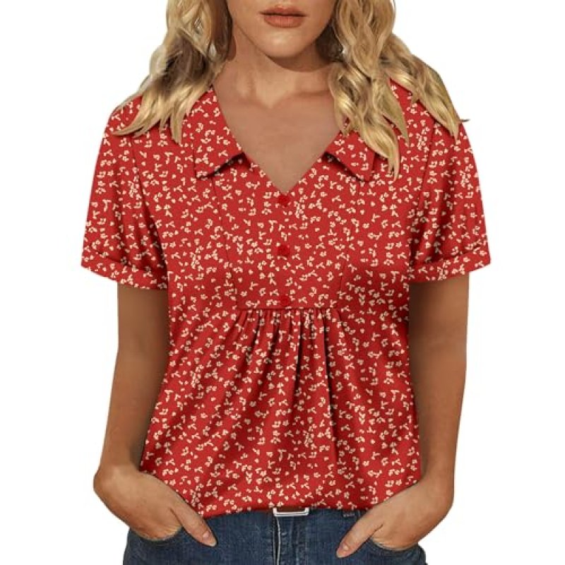 KISSMODA Women’s Polo Shirt