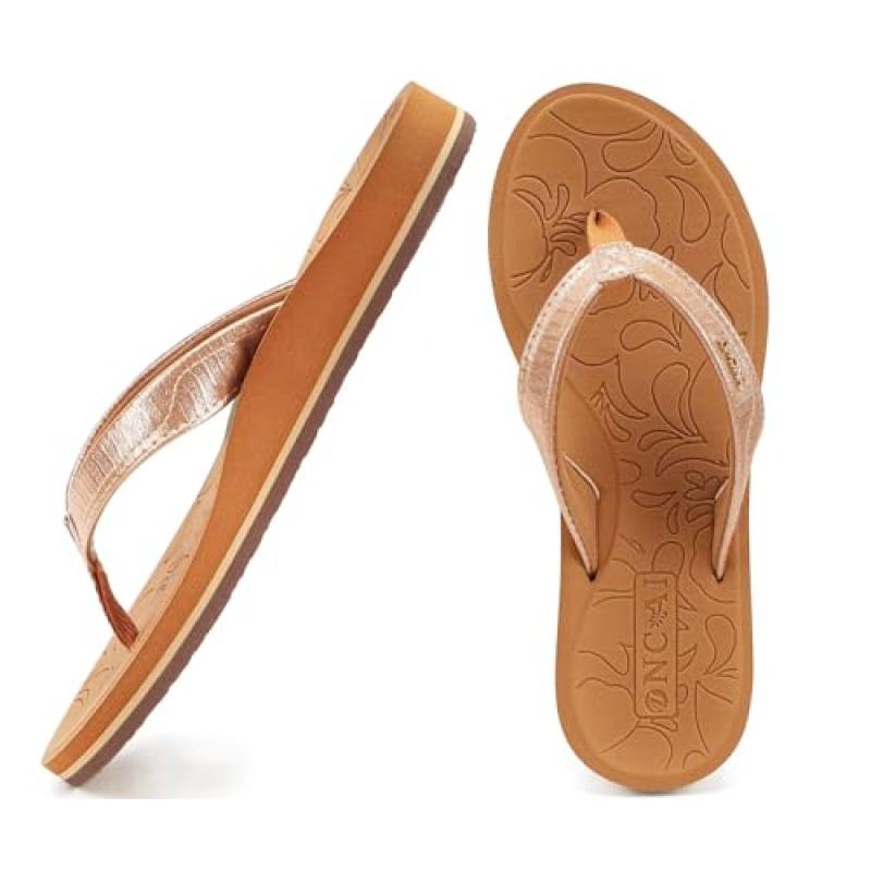ONCAI Women's Non-Slip Flip Flops