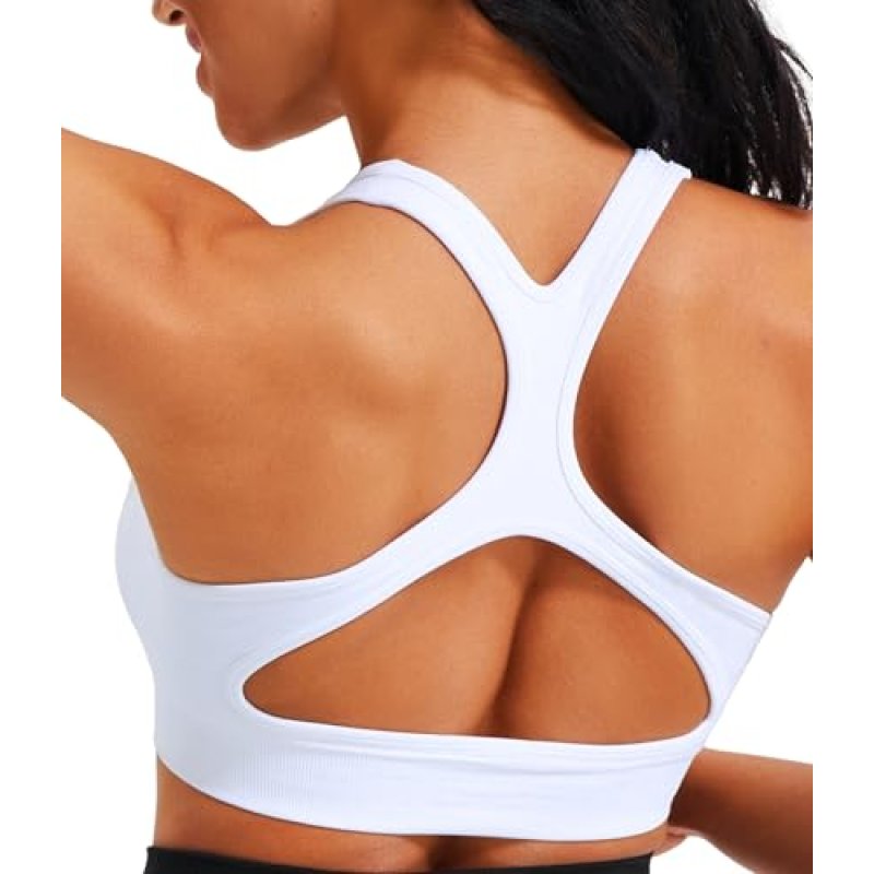 JOYSPELS Women's Sports Bra Seamless 4-Way…